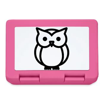 Eule - Brotdose - Pink - Vorne