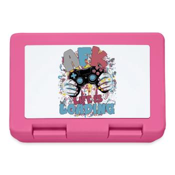 Life is Loading: Gaming Graffiti - Brotdose - Pink - Vorne