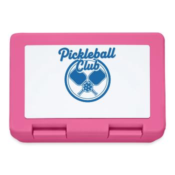 Pickleball Club Funny Player Pickle Ball Love - Lunchbox - pink - Front