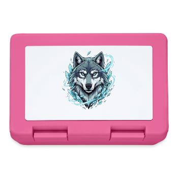 Eiswolf im Kristallkreis - Lunchbox - pink - Front
