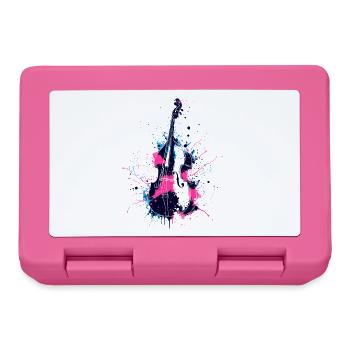 Type : Contrebasse - Boîte à goûter - rose - Devant