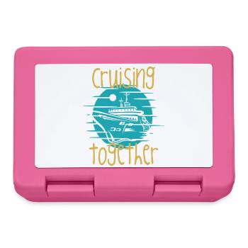 Cruising Together Boat Graphic - Lunchbox - pink - Front