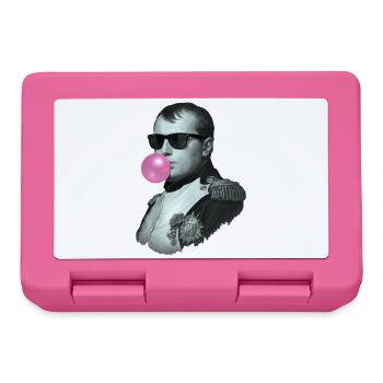 Napoleon with chewing gum and sunglasses - Lunchbox - pink - Front
