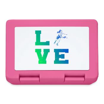 Pickleball Sports Idea for Pickleball Community Fans - Lunchbox - pink - Front