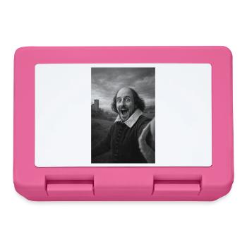 William Shakespeare Selfie - Brotdose - Pink - Vorne