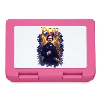 Portrait d’Edgar Allan Poe - Boîte à goûter - rose - Devant