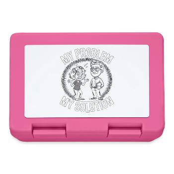 High School Teacher My Problem My Pictogram Dad - Brotdose - Pink - Vorne