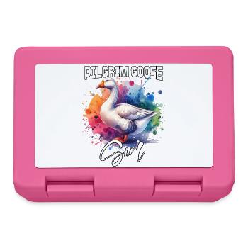 Oie pèlerine Fille Oie pèlerine - Boîte à goûter - rose - Devant