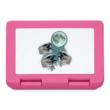 Harpy eagles howling at the moon - Lunchbox - pink - Front