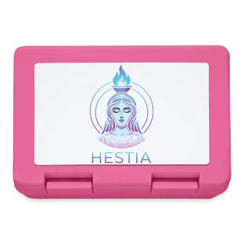 Hestia Feuergöttin Illustration - Brotdose - Pink - Vorne
