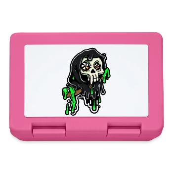 Sensenmann mit Neon-Schleim - Brotdose - Pink - Vorne