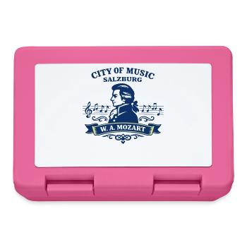 Salzburg Mozart City of Music Austria - Lunchbox - pink - Front