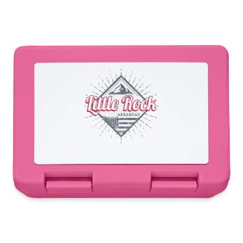Little Rock, city in Arkansas, United States - Lunchbox - pink - Front