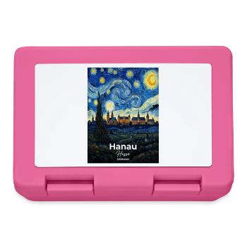 Hanau Germany Starry Night - Lunchbox - pink - Front
