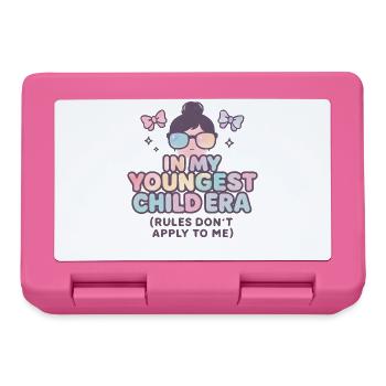 Dans l’humour de l’ère de My Younger Child et de la famille des filles - Boîte à goûter - rose - Devant
