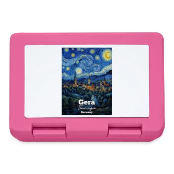 Gera Thuringia Germany Starry Night - Lunchbox - pink - Front