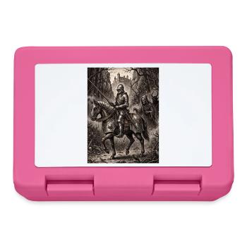 Knight Death and the Devil by Albrecht Dürer - Lunchbox - pink - Front