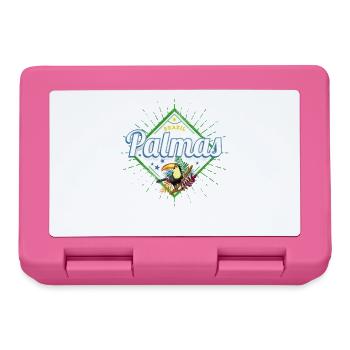 Palmas Tocantins in Brasilien Tukan Souvenir - Brotdose - Pink - Vorne