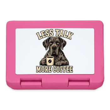 T-shirt avec la mention café de la Grande Danois - Boîte à goûter - rose - Devant