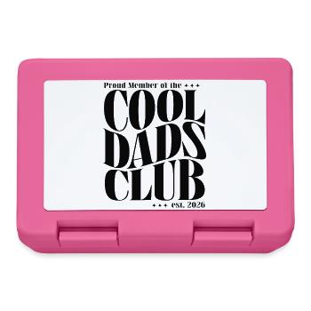 Cool Dads Club - Dad-to-be 2026 Gift - Lunchbox - pink - Front
