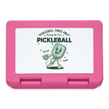 Pickleball-Vibes Nur lustiger Spieler liebt Pickleball - Brotdose - Pink - Vorne