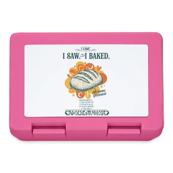 Sauerteigbrot Backbäcker Sauerteigstarter - Brotdose - Pink - Vorne