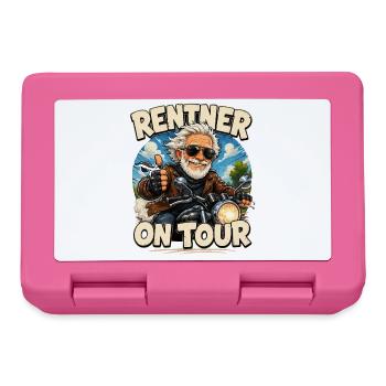 Pensioners On Tour – Motorcycle Charm - Lunchbox - pink - Front