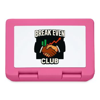 Break Even Club Growth Partner - Lunchbox - pink - Front