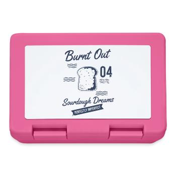 Sauerteigbrot Backen, ausgebrannte Sauerteigträume - Brotdose - Pink - Vorne