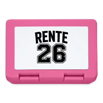 Pension 26 Vintage Numbers Print - Lunchbox - pink - Front