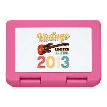 Vintage 2013 Electric Guitar Limited Edition Art - Lunchbox - pink - Front
