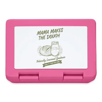 Sauerteigbrot-Backmama macht den Teig - Brotdose - Pink - Vorne