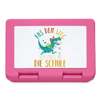 Kita Erste Klasse Einhorn Schüler Kindergarten - Brotdose - Pink - Vorne
