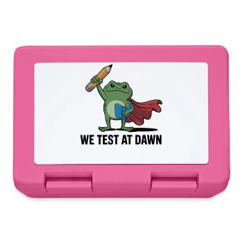 Dawn-getesteter Frosch-Superheld - Brotdose - Pink - Vorne