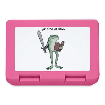 Dawnbound Frog Knight - Lunchbox - pink - Front