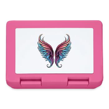 Icône des ailes - Boîte à goûter - rose - Devant