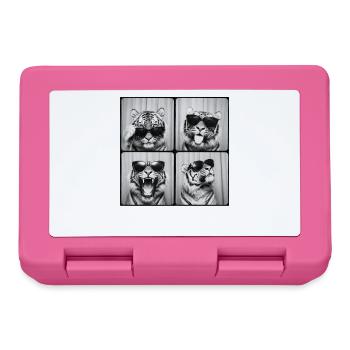 Tiger, Photo booth, Photo booth, Selfie - Lunchbox - pink - Front