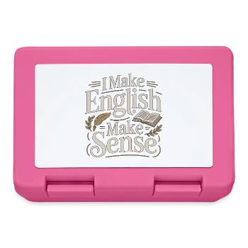 ESL Teacher I Make English Make ESL Education - Lunchbox - pink - Front
