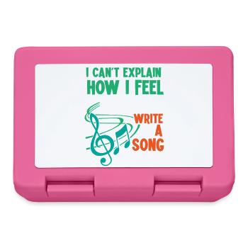 Singer Music Teacher Music Singer Choir - Lunchbox - pink - Front