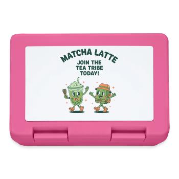 Matcha Latte Heute dem Teestamm beitreten Matcha-Liebhaber - Brotdose - Pink - Vorne