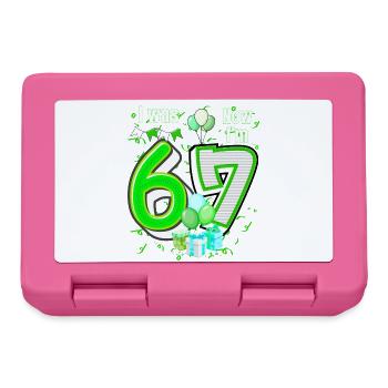 I was 6 Now Im 7 Birthday Shirt Kids 7 Birthday - Lunchbox - pink - Front