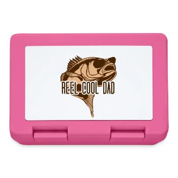 Reel Cool Dad – Meilleur Papa Pêcheur - Boîte à goûter - rose - Devant