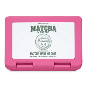 Matcha hat mich dazu gebracht, es zu tun Matcha Masters Lounge - Brotdose - Pink - Vorne