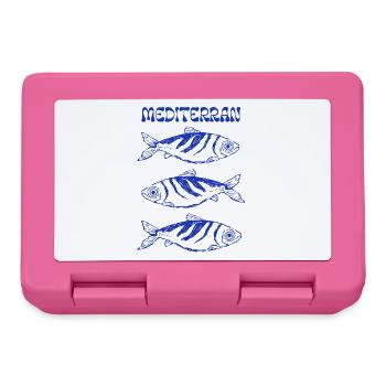 Sardines - Trilogie méditerranéenne - Boîte à goûter - rose - Devant