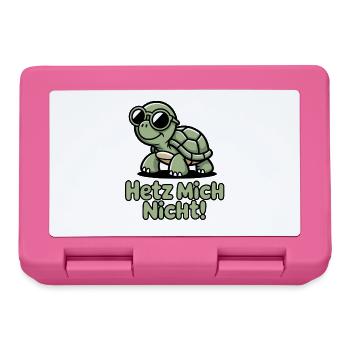  Schildkröte - Brotdose - Pink - Vorne