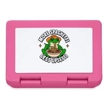 More spaghetti, less trouble – frog-child splits - Lunchbox - pink - Front