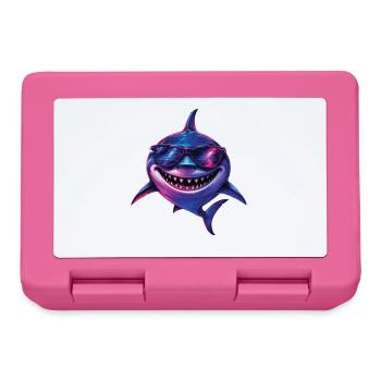 Cool Shark Sunglasses Ocean Beach Vibes - Lunchbox - pink - Front