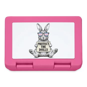LGBTQ Pride Month - Protect Trans Kids - Lunchbox - pink - Front