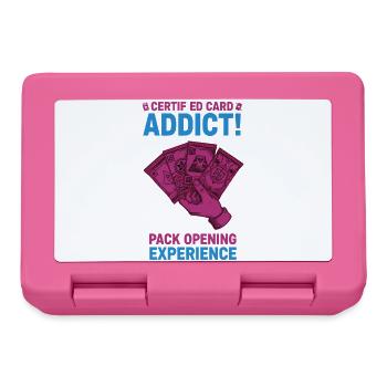 Expérience d’ouverture du pack Certified Card Addict - Boîte à goûter - rose - Devant