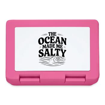 The Ocean Made Me Salty - Lunchbox - pink - Front